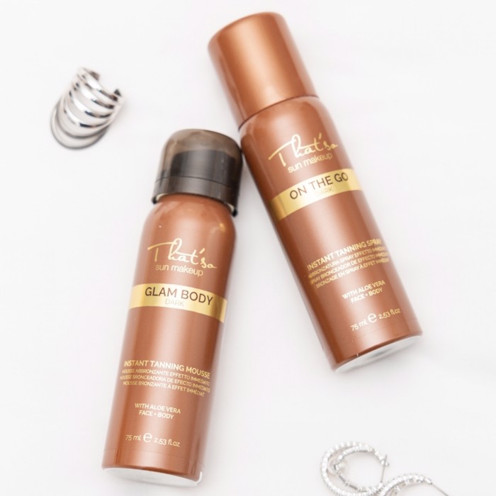 That'so On The Go Dark Self-Tan Spray Travel Size Enisxutiko Sprei ga Ameso Xrusafenio Mavrisma me Susfiktiki Drasi 75ml 